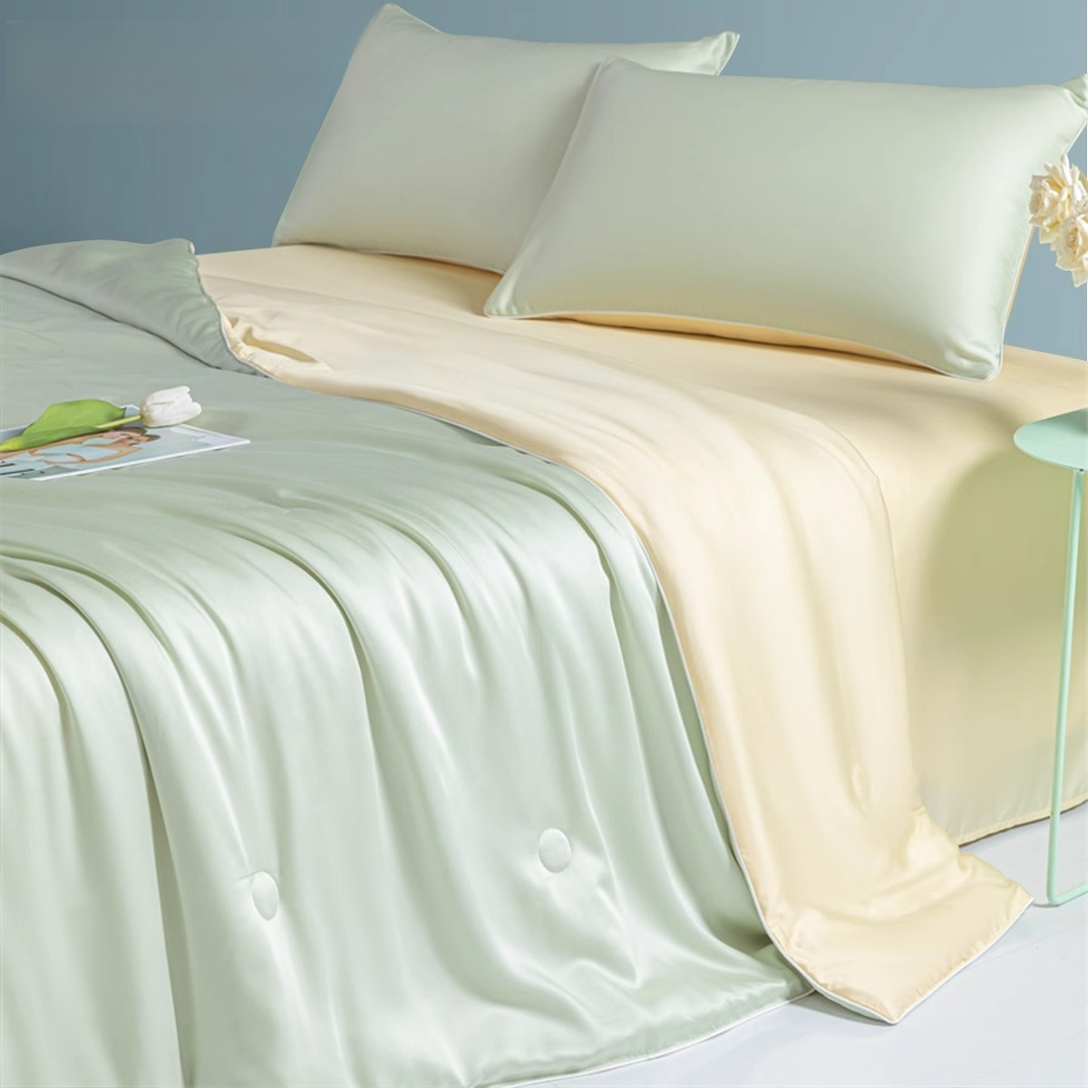 ชุดผ้าห่มปรับอากาศคู่ (4 ชิ้น)