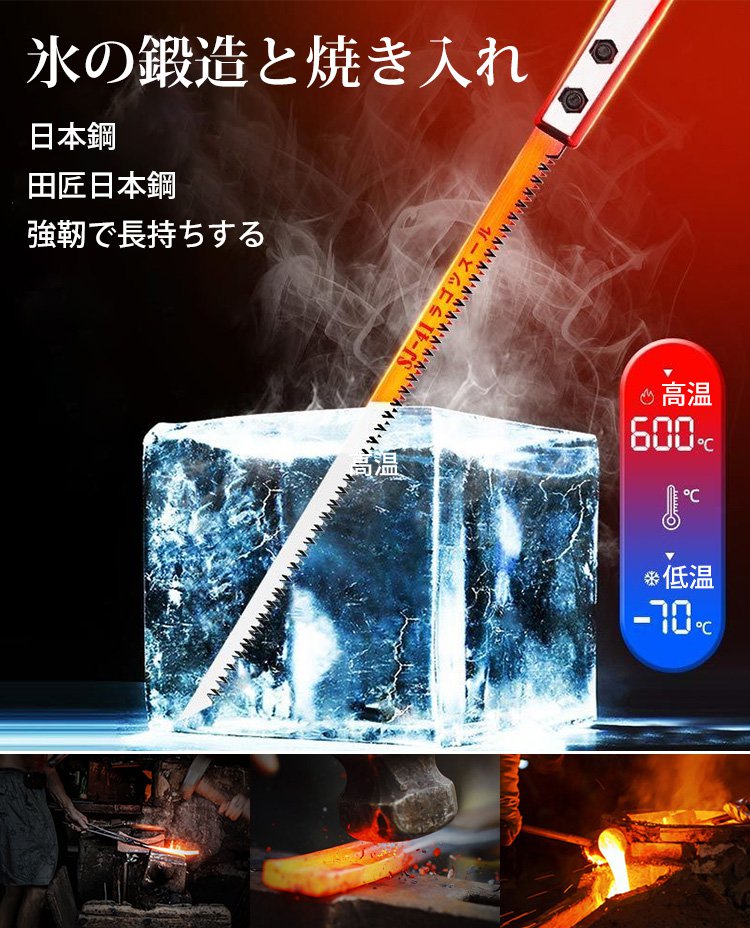 高強度のこぎり