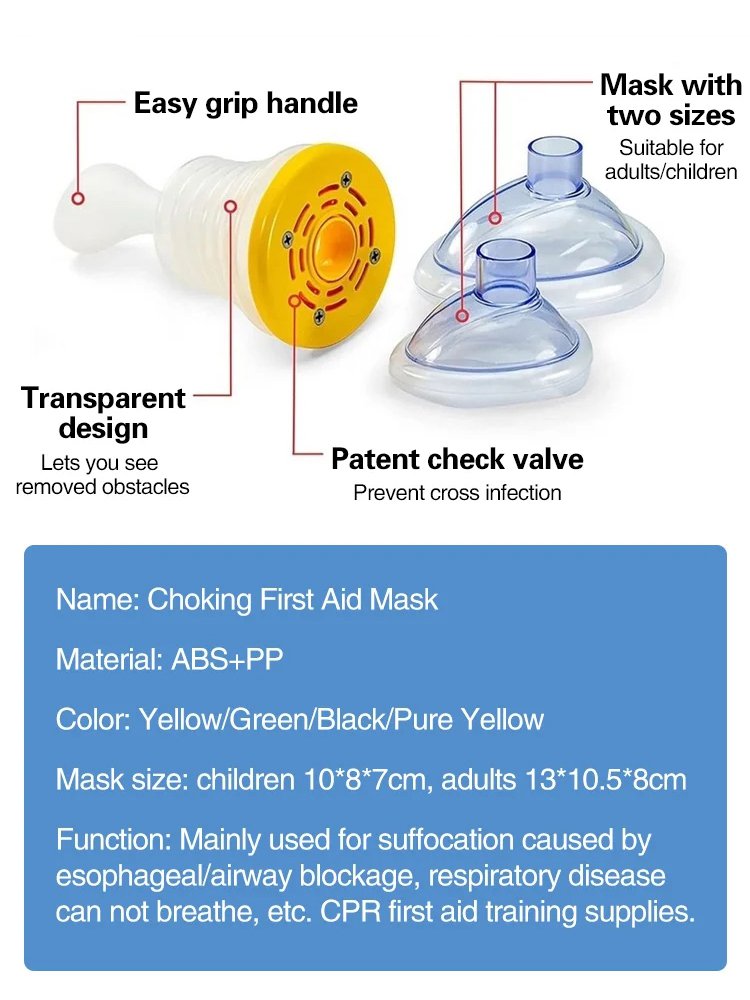Choking First Aid Mask