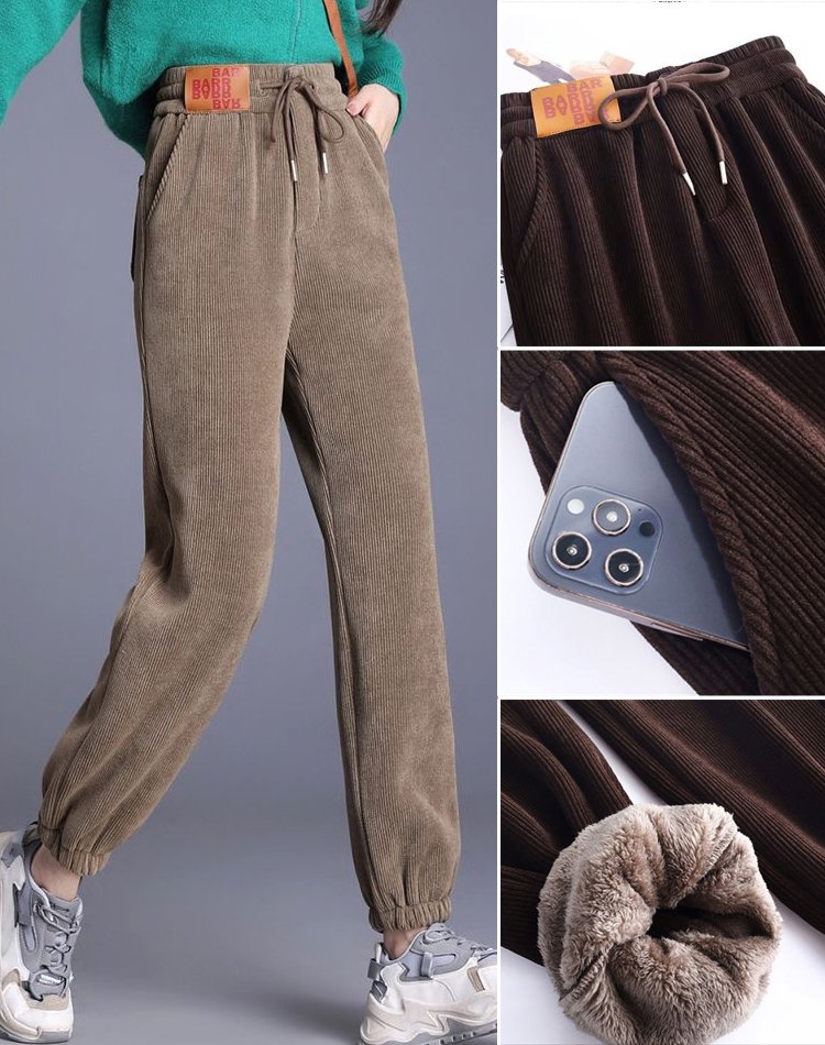 กางเกงบุขนหนาผ้าคอมโพสิต