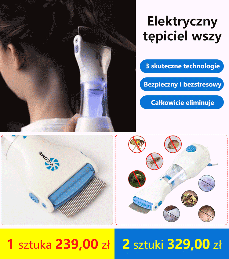 Elektryczny tępiciel wszy