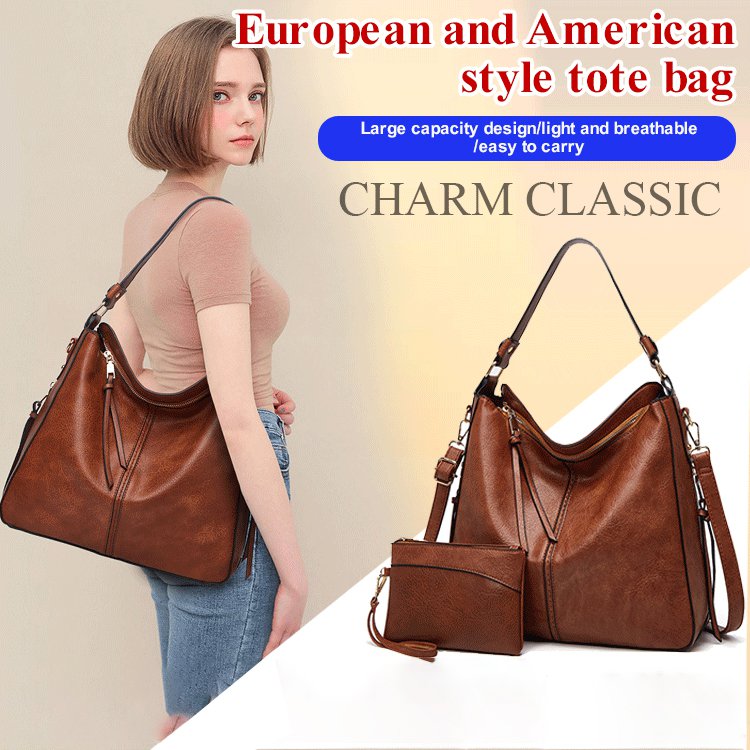 European and American Dried Tote Bag Set