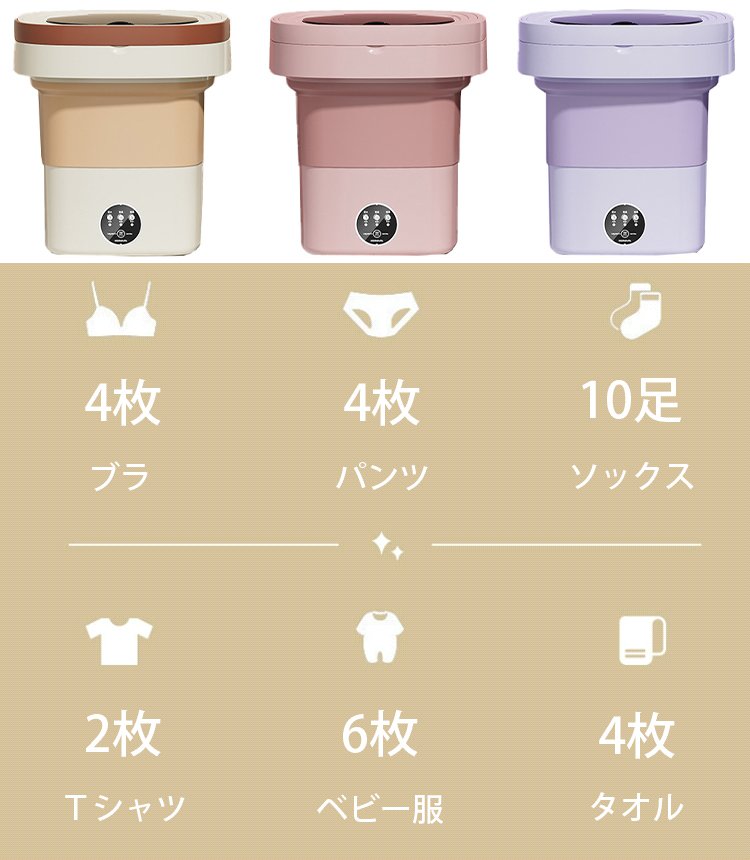 ミニ自動洗濯機