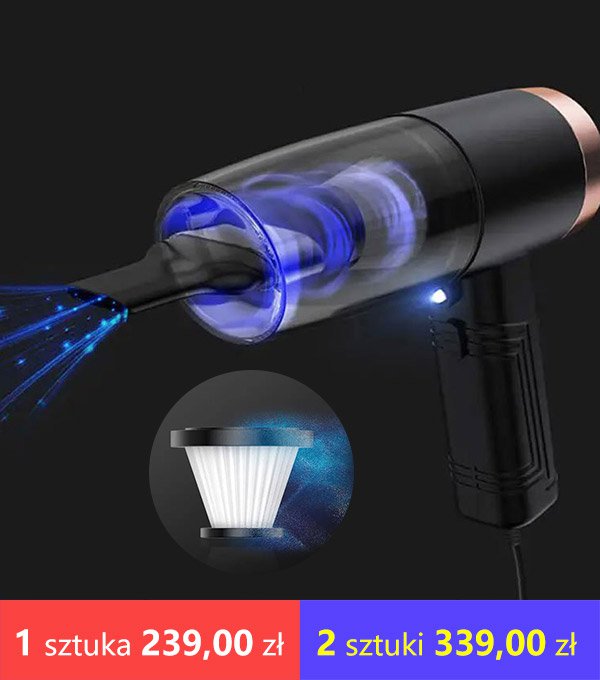 Przenośny miniodkurzacz 3 w 1 o dużej mocy