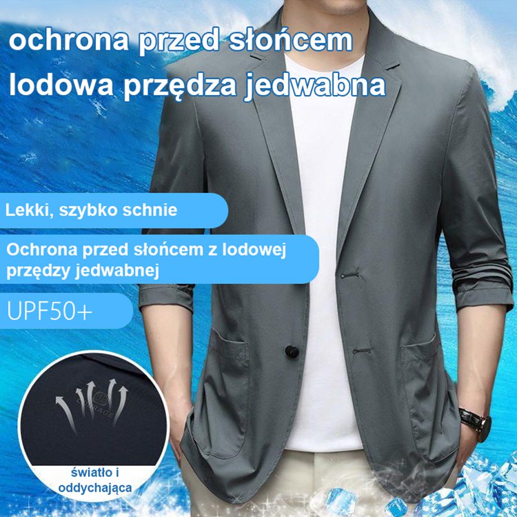 Lekki garnitur męski w stylu casual