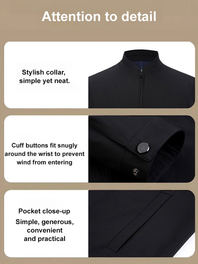 Men's Executive Jacket with Lapel Lapel