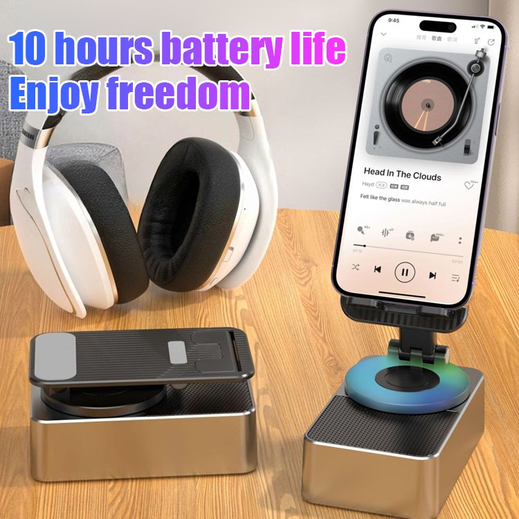 Lazy People Must-have Bluetooth Speaker Power Bank Holder