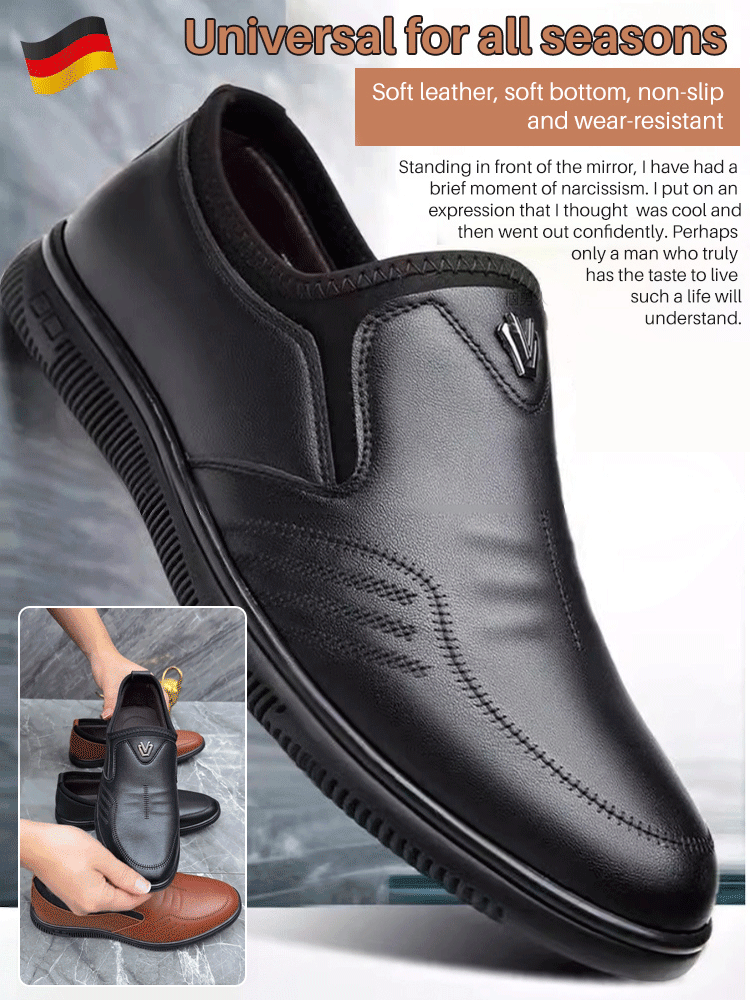 Casual business soft sole leather shoes