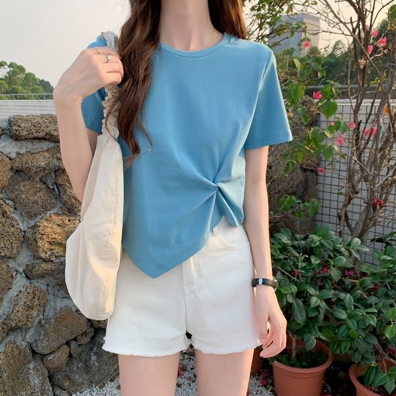 Irregular Twisted T-shirt