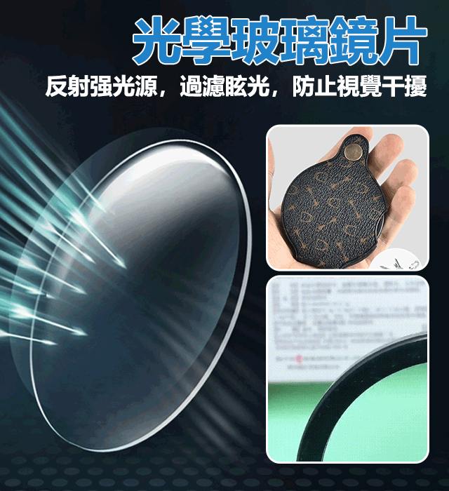 可擕式皮套折疊高清高倍放大鏡