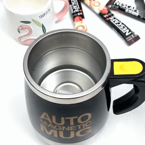 自動かき混ぜマグカップ