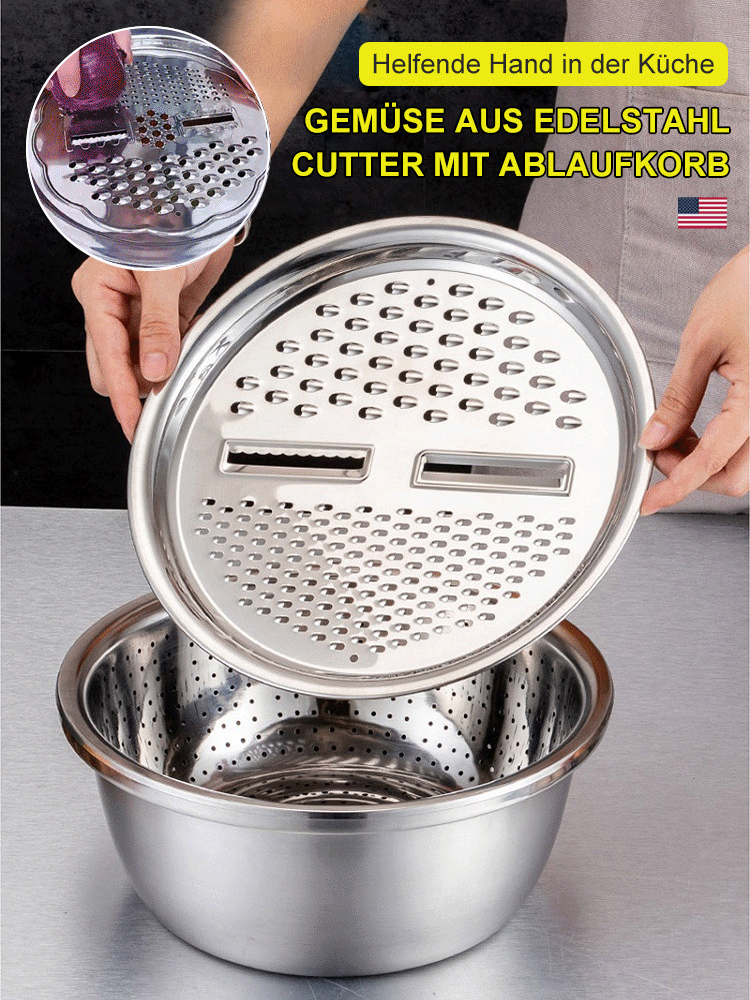 Reibenbecken, dreiteiliges Set