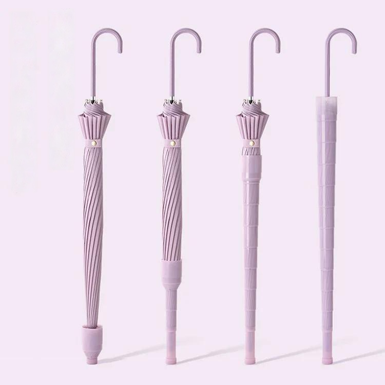 16本骨防水カバー付き晴雨兼用長傘