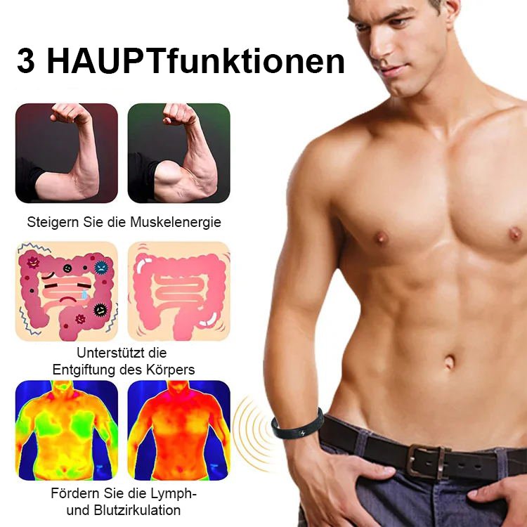 Antistatisches Ionisiertes Silikonarmband