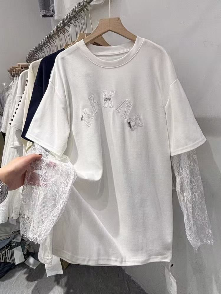 フェイクレイヤードTシャツ