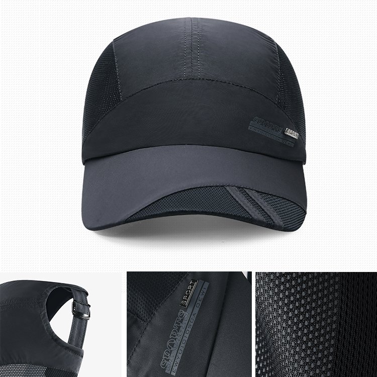 【サイドメッシュキャップ】50g超軽量　通気速乾　UPF50+UVカット　超快適　フィット感抜群！2点で3980円  3点目900円！