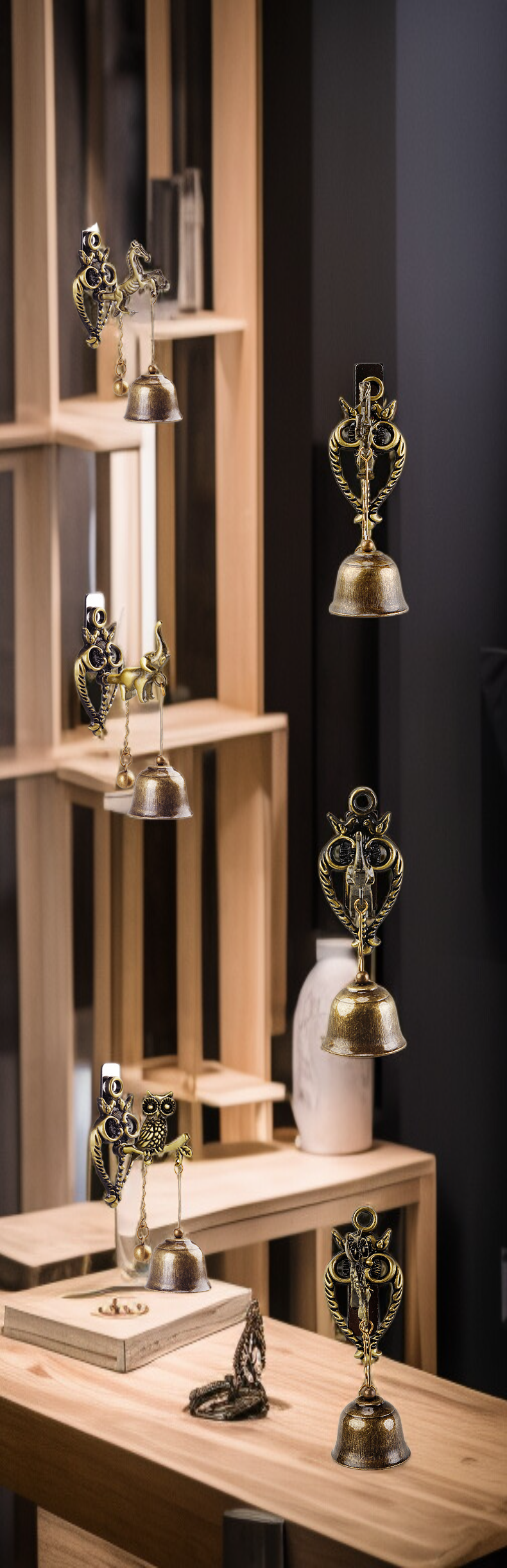 手工打造復古動物門鈴