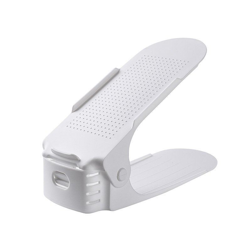 Estante para almacenamiento de zapatos ajustable de doble capa